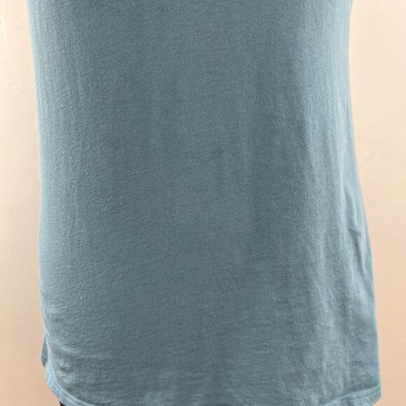 ATM Anthony Thomas Melillo Blue Top Cotton Crew Neck Pullover Tee Size Small S - Picture 2 of 9